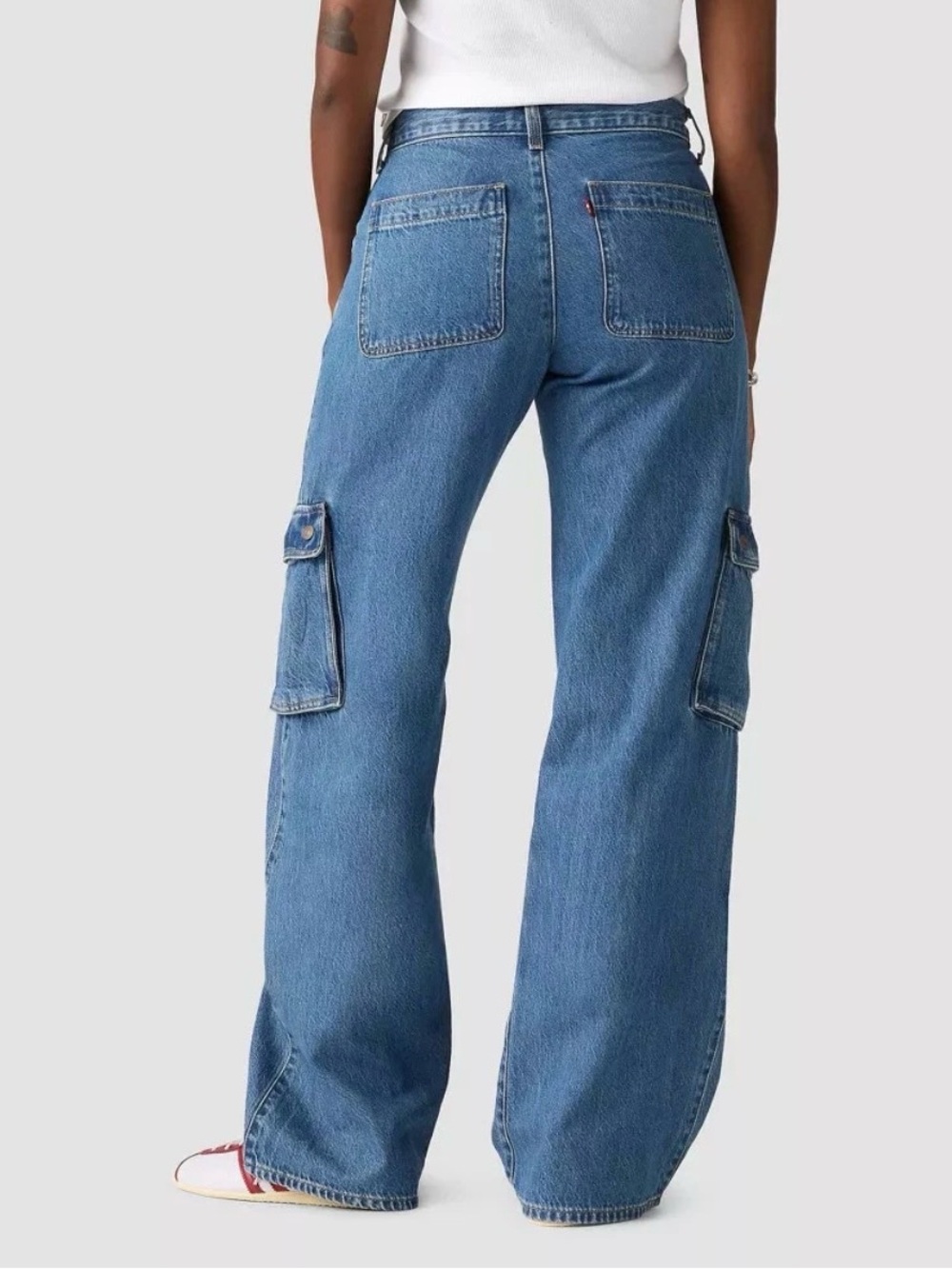 Levi's Superlow Loose Cargo Jeans Size 27 - Picture 3 of 13